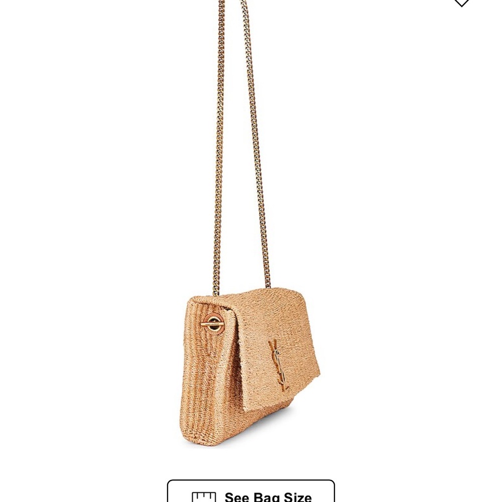 YSL Saint Laurent Raffia Bag - Picture 6 of 9
